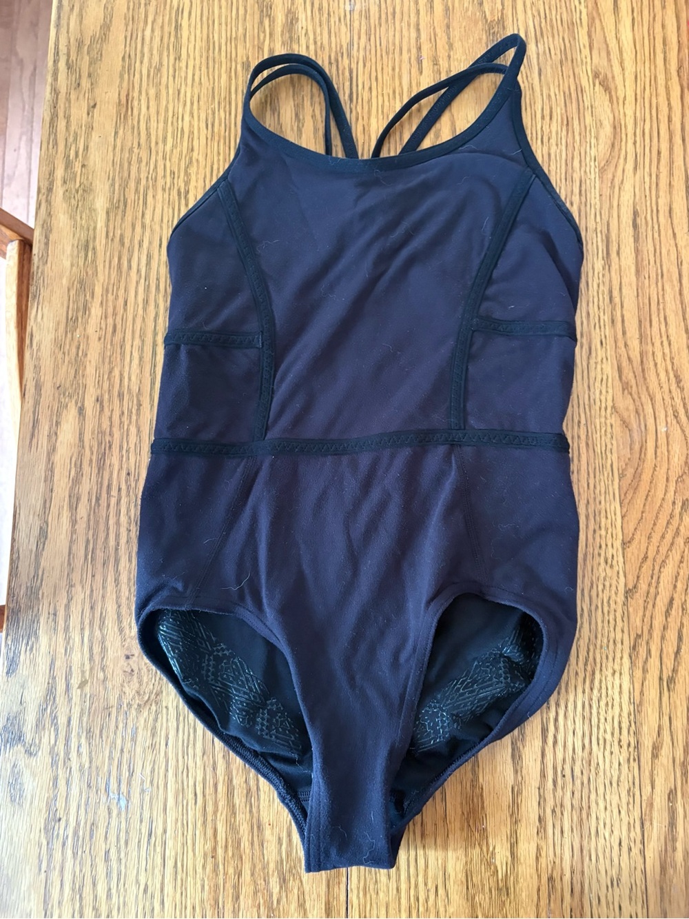 Ivivva Black Girls' Strappy Dance Leotard